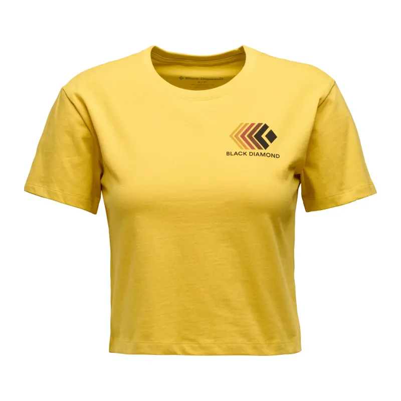 Black Diamond Damen T-Shirt Black Diamond Faded, Jaune, – Produktbild 1 von 1