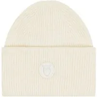 KnowledgeCotton Apparel KnowledgeCotton Apparel Woll-Mütze - Rib Beanie - aus 100% Merino Wolle, Weiß (egret), – Produktbild 2 von 5