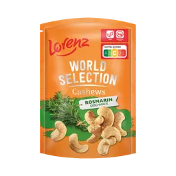 LORENZ Lorenz World Selection Cashews Rosmarin Geschmack, 90g – Produktbild 1 von 1