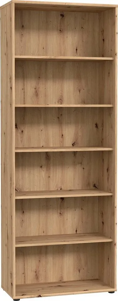 FORTE Regal Tempra, Mehrzweckregal, Höhe 197,5 cm, 5 Ablageböden, Breite 73,7 cm, Beige, – Produktbild 2 von 8