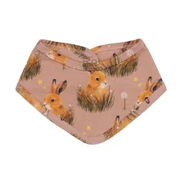 Walkiddy Baby Dreieckstuch Bio-Baumwolle GOTS Pretty Bunnies, saugfähiges Halstuch & Spucktuch, weiches Musselin-Feeling, ideal beim Zahnen, schützt Kleidung zuverlässig und schont empfindliche Babyhaut von Walkiddy – Produktbild 1 von 1