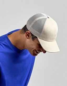 Atlantis Headwear Atlantis Headwear Damen / Herren Netz Cap kombiniert mit Wildlederoptik – Produktbild 1 von 1