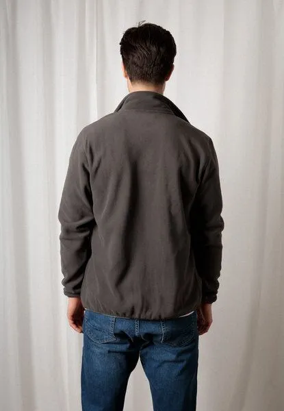 TORLAND TORLAND Herren Basic Fleecejacke ZEDAN, Grau (charcoal grey), – Produktbild 3 von 4
