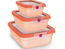 EMSA EMSA 3er-Set Frischhaltedosen aus Kunststoff "oneClick" 0,5l, 1,2l, 2,3 l – Produktbild 1 von 1