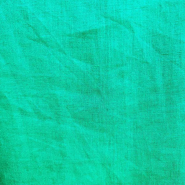 The Driftwood Tales The Driftwood Tales Bequeme, geräumige Baumwoll / Leinen / Viskose Latzhose mit Seitentaschen, Leuchtend grün - 100% leinen, – Produktbild 3 von 4