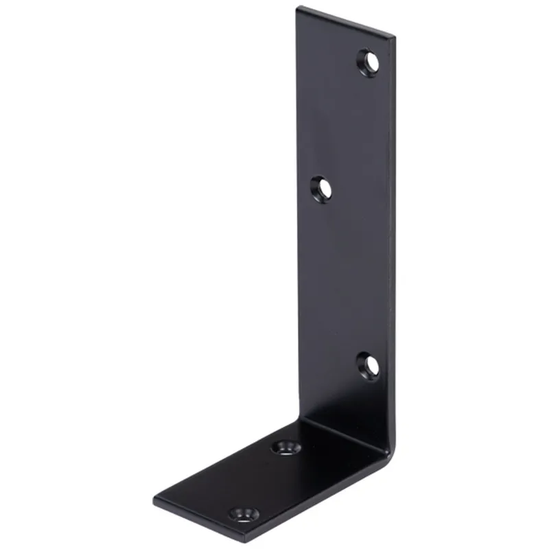 Alberts ALBERTS Balkenwinkel, verzinkt, schwarz, TxHxB 75x150x40 mm – Produktbild 1 von 1