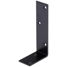Alberts ALBERTS Balkenwinkel, verzinkt, schwarz, TxHxB 75x150x40 mm – Produktbild 1 von 1
