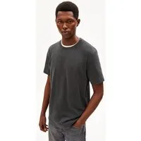 ARMEDANGELS ARMEDANGELS MAARKOS Herren Heavyweight T-Shirt aus recyceltem Baumwoll Mix, Graphite, – Produktbild 1 von 1