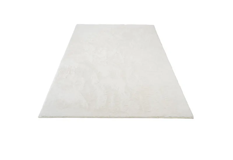 Consilio Concept Fellteppich Teppich Hasenfell Imitat COZY Fell Hochflor rechteckig Höhe: 22 mm, Weiß, – Produktbild 2 von 5