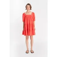 Neu Nomads Neu Nomads Damen vegan Minikleid Square Neck Ocean Blau – Produktbild 1 von 1