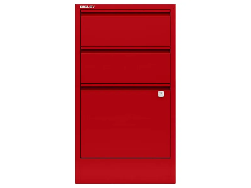 BISLEY Home BISLEY Home Schubladenschrank "PersonalFiler" mit 1 HR + 2 Schubladen, Kardinalrot, – Produktbild 1 von 1