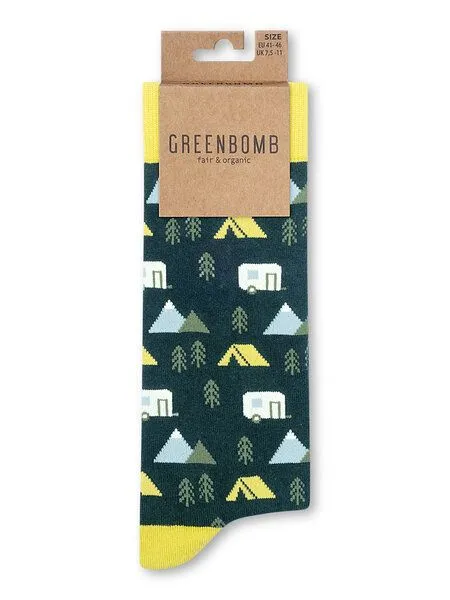 GreenBomb GREENBOMB Socken Caravan Camp, Mix, – Produktbild 2 von 2