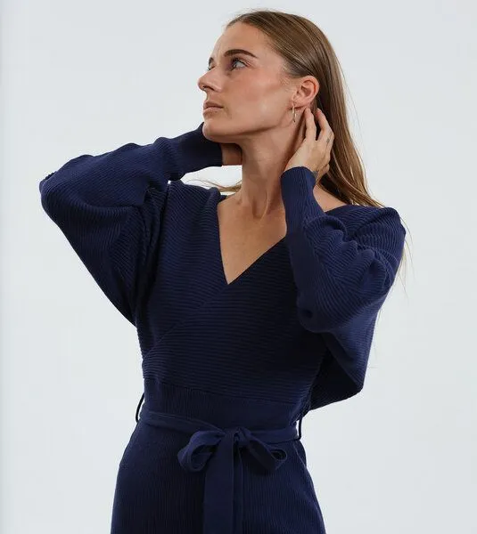 Gary Mash GARY MASH Strickkleid Aldina aus Bio-Baumwolle, Blau, – Produktbild 2 von 4