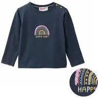 People Wear Organic People Wear Organic Langarm Shirt, blau, "Regenborgen", Bio-Baumwolle – Produktbild 1 von 1