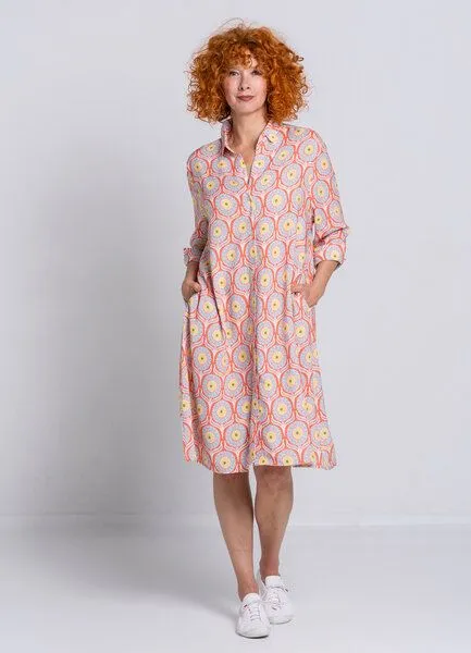Heidekönigin Heidekönigin Viskose Hemdblusenkleid, Arktikblau, – Produktbild 2 von 3