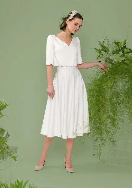 Atelier SNOW Atelier SNOW Zweiteiliges Brautkleid Peony-Alyssien – Produktbild 1 von 4