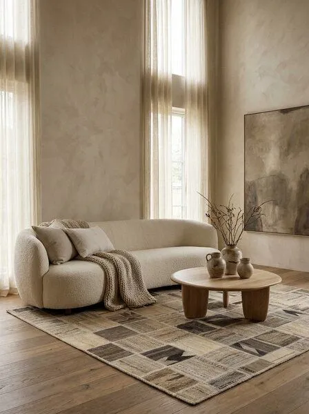 Rugtales Kelim Tekkeh „Rugtales“ aus Schurwolle, Beige, – Produktbild 8 von 8