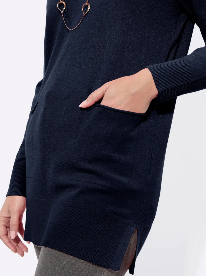 Witt Longpullover marine, Marine, – Produktbild 2 von 2
