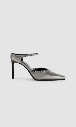 Prev Prev Damen vegan High Heels Grace In Chromgrau – Produktbild 1 von 1