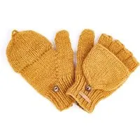 short'n'pietz short'n'pietz Schurwollhandschuhe, handgestrickt, Senf, – Produktbild 1 von 1