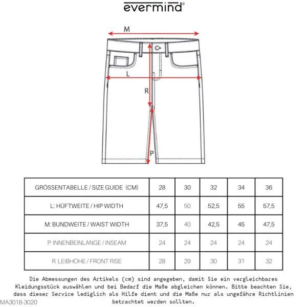 Evermind Evermind M's Shorts-MA3018, Pebble, – Produktbild 1 von 5