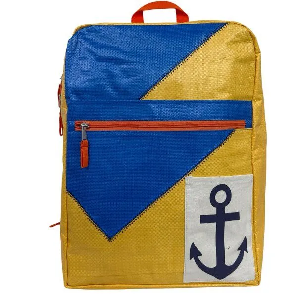Beadbags Beadbags Block Segelrucksack, Blau, – Produktbild 2 von 4