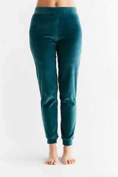 Leela Cotton Leela Cotton Damen Nicky Hose Bio-Baumwolle 1466, Tanne, – Produktbild 1 von 2