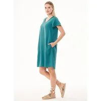 ORGANICATION ORGANICATION Kleid aus TENCEL Lyocell, Grün(petrol green), – Produktbild 1 von 1