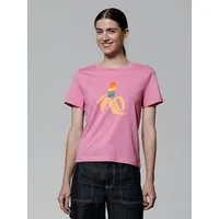watapparel watapparel T-Shirt Frauen Rainbow Banana, Bubble pink, – Produktbild 1 von 1