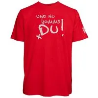 Spirit of Hamburg Spirit of Hamburg Biobaumwoll T-Shirt mit Spruch „Und nu kommst Du!“, Rot, – Produktbild 1 von 1