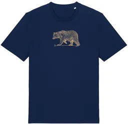 Kultgut Kultgut Artdesign - Biofair - Leichtes Basic-Shirt / Golden Bär – Produktbild 1 von 1