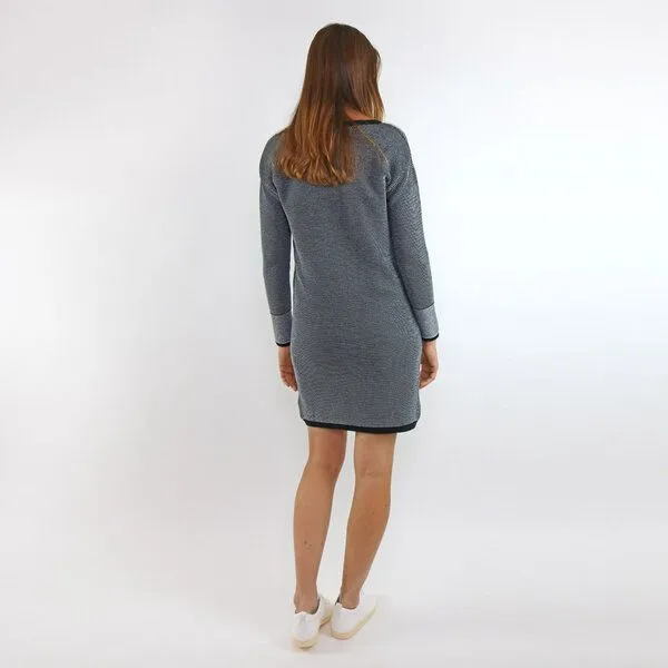 Gary Mash GARY MASH Strickkleid Lake Alma aus Biobaumwolle, Schwarz-weiß, – Produktbild 4 von 4