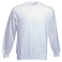 Fruit Of The Loom FRUIT OF THE LOOM® Unisex Sweatshirt Set-In, weiß, M – Produktbild 1 von 1