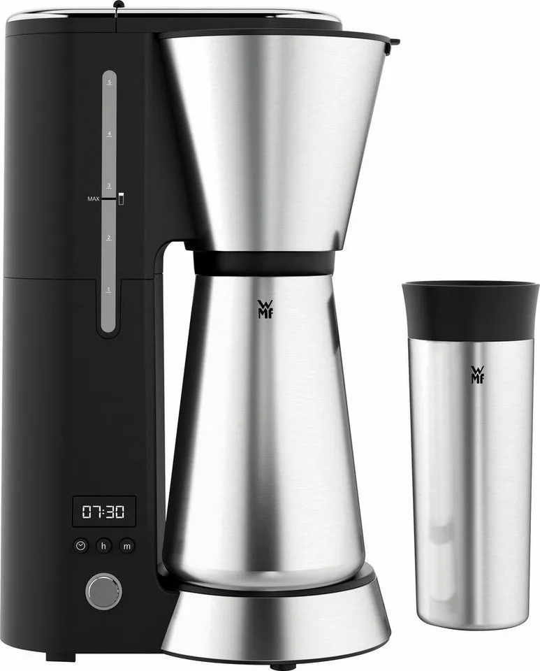 WMF WMF Aroma-Thermo-to-go-Kaffeemaschine "KITCHENminis", silber/schwarz – Produktbild 5 von 8