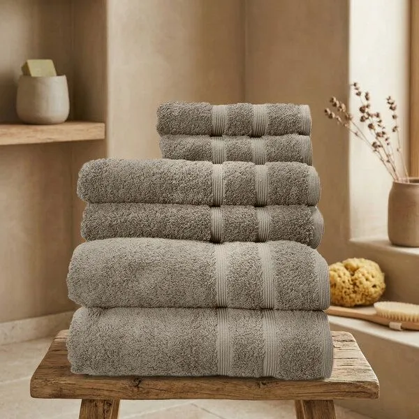 NATURAWALK NATURAWALK Handtuch aus 100% Bio-Baumwolle | Milano Deluxe, Beige, – Produktbild 1 von 2