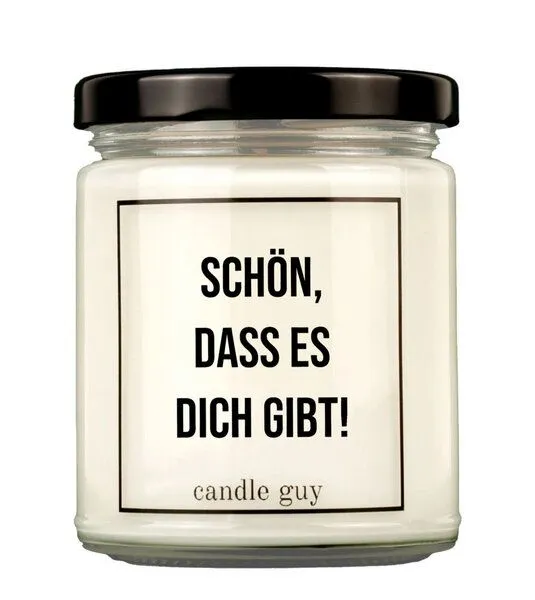 Candle Guy Candle Guy Duftkerze Schön, dass es dich gibt. aus Sojawachs – Produktbild 1 von 3