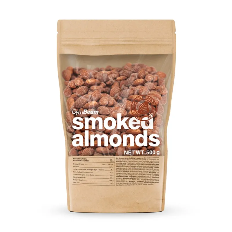GymBeam Food GymBeam Geräucherte Mandeln 500 g – Produktbild 1 von 1
