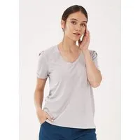 ORGANICATION ORGANICATION T-Shirt aus Tencel- Bio-Baumwolle-Mix, Cloud grey, – Produktbild 1 von 1