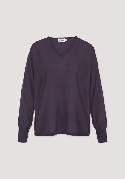 hessnatur hessnatur Pullover Oversize aus TENCEL Lyocell und Bio-Baumwolle, Dunkle traube, – Produktbild 4 von 4
