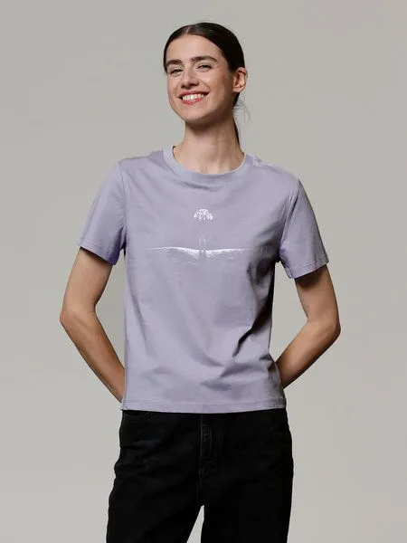 watapparel watapparel T-Shirt Frauen Lost in space, Lavender, – Produktbild 2 von 3