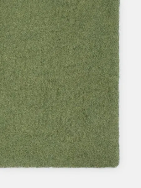 myfelt myfelt Filzteppich rechteckig, 100% reiner Schurwolle, Dunkelgrün (kaspar), – Produktbild 1 von 4