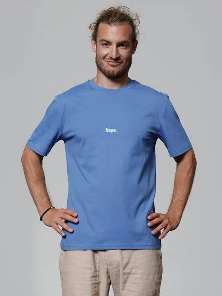 watapparel watapparel T-Shirt Unisex Nope, Bright blue, – Produktbild 2 von 3