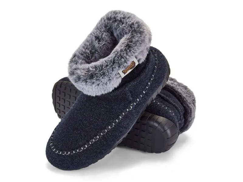Gumbies Gumbies Ossa High navyblau/grau Damen Hausschuh, Blau, – Produktbild 1 von 4