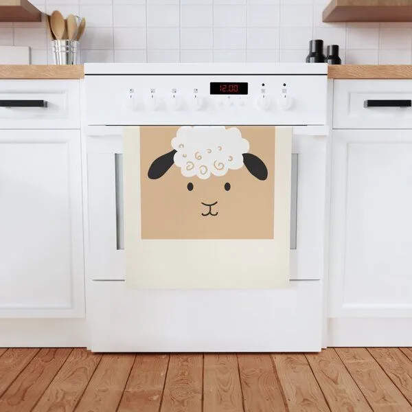 PepMelon Schaf Bio-Baumwoll-Geschirrtuch, 50 x 70 cm – Produktbild 2 von 4