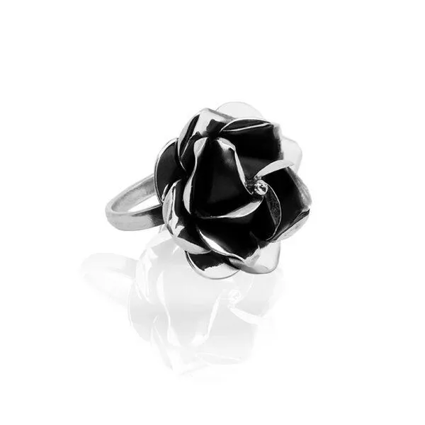 pakilia pakilia Silber Ring Rose Fair-Trade und handmade, Rosa, – Produktbild 5 von 8