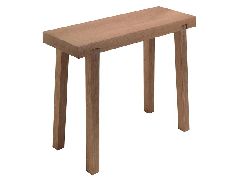 Side by Side Side by Side Hocker 'Bank' massive Eiche, unbehandelt – Produktbild 1 von 1