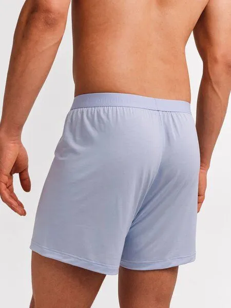 erlich textil erlich textil Light Touch Boxers im 3er Pack, weite Boxershorts aus weichem Modal, made in Europe, Hellblau, – Produktbild 2 von 8