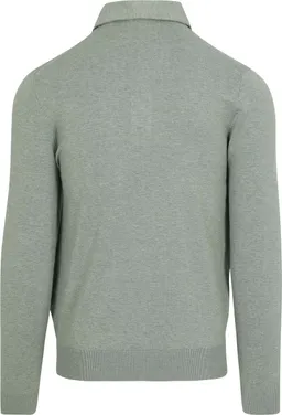 Profuomo Profuomo Longsleeve Poloshirt Luxury Basic Grün – Produktbild 1 von 1