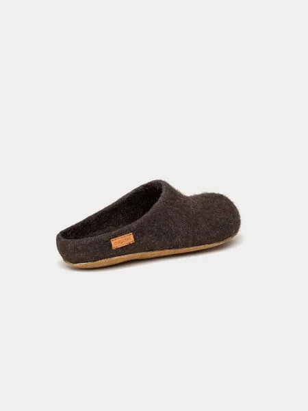 Magicfelt Magicfelt Wollfilz-Pantoffel Unisex - 713, Braun(dunkelbraun), – Produktbild 2 von 4