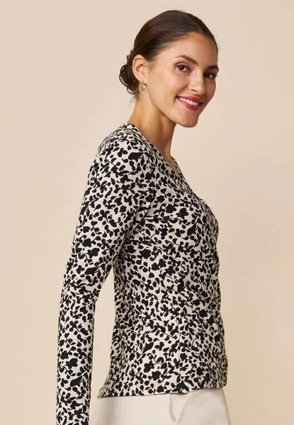 LANA Organic LANA Organic Wickelshirt, Modell Louise, Jelena white sand, – Produktbild 3 von 4
